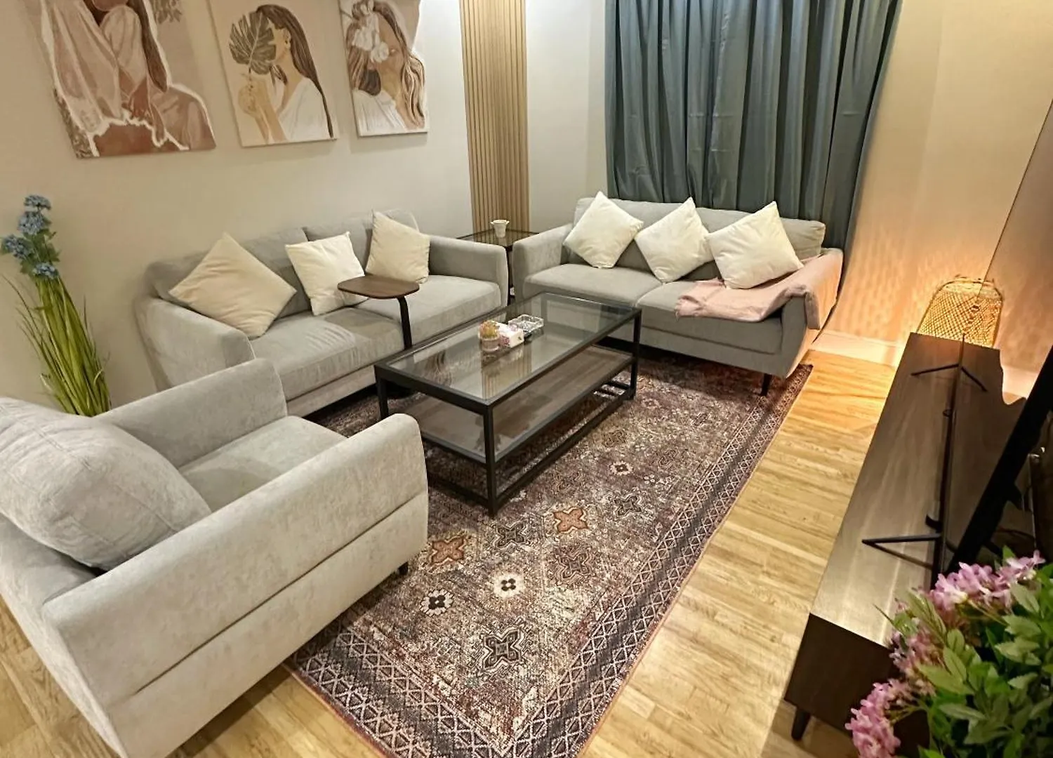 شقة جميلة بغرفتين نوم ودخول ذاتي 106B location