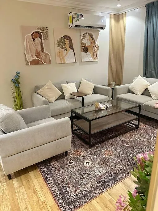 شقة جميلة بغرفتين نوم ودخول ذاتي 106B Riyadh Apartment